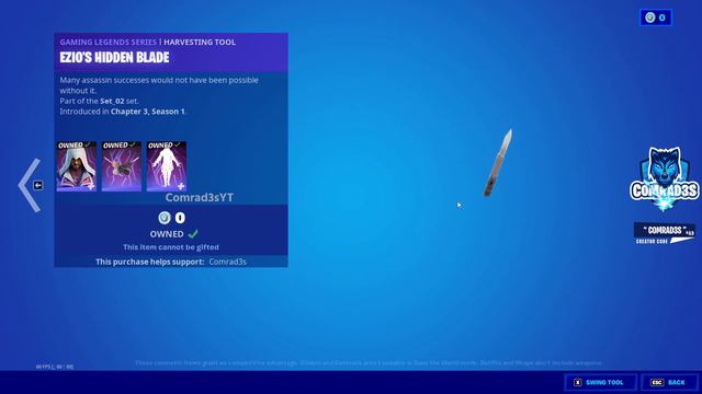 Fortnite Assassin's Creed Bundle (Ezio Auditore) in a Item Shop Preview смотреть онлайн