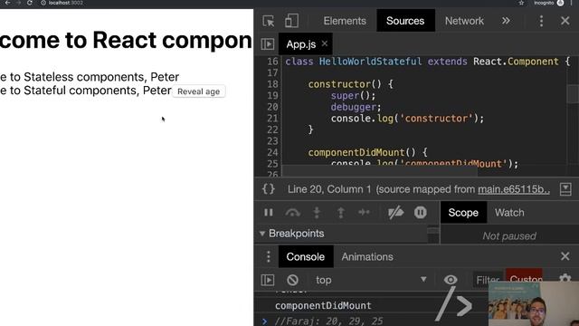 ReactJs workshop: Stateless vs stateful components - 28.08.19 смотреть онлайн