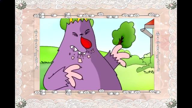 English for Children Nursery Rhymes Fruits! The greedy monster twice! Stories, songs and rhymes смотреть онлайн