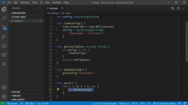 #20 - Concurrency: sync.Once (in Tamil) смотреть онлайн