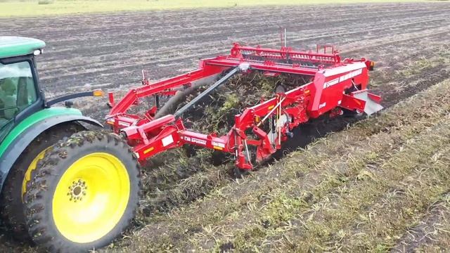 Уборка картофеля , КХ Речное. Техника Spudnik , Grimme.