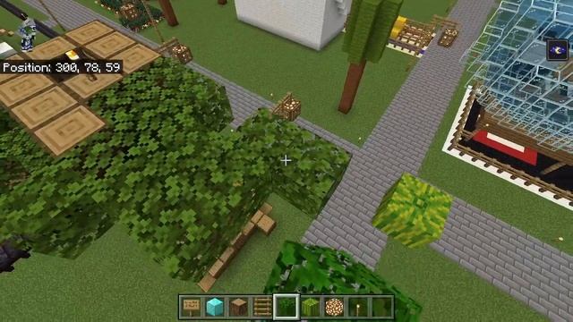 How To Build Stampy's Lovely World {259} Updated Funland Tree Train Leaves (Part 1) смотреть онлайн