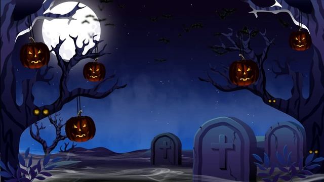 ? Жуткая атмосфера Хэллоуина - halloween helloween - заставка фон для видеомонтажа. смотреть онлайн