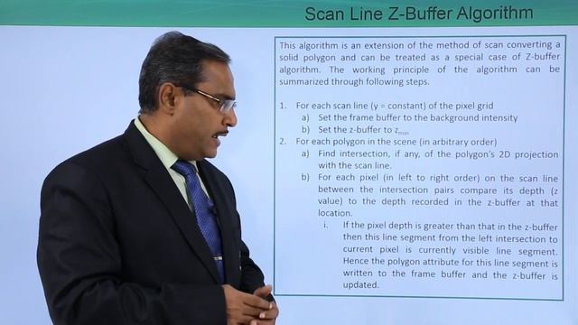 Scan Line Z-Buffer Algorithm смотреть онлайн