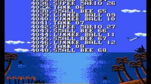 9999 in 1 игр - Заставка и демонстрация меню - Мелодия Unchained Melody - Многоигровка Денди 8 бит