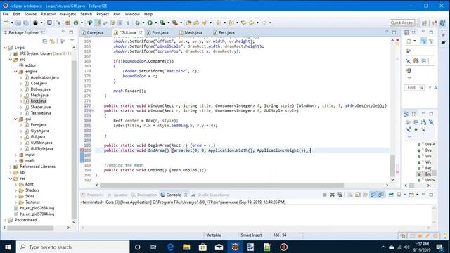 LWJGL 3 2D Game Engine (GUIWindow) #10 смотреть онлайн