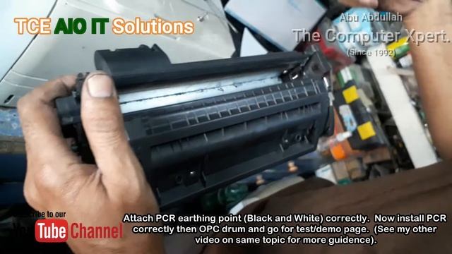 HP LaserJet P2055 - 05A || Urdu Commentary & ENG Subtitle || #hp , #canon #toner #repair #printer смотреть онлайн