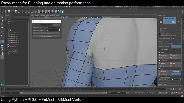 Maya Proxy Mesh Tool смотреть онлайн