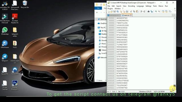 How to scrap telegram users ID and usernames with Telegram auto scrapers смотреть онлайн