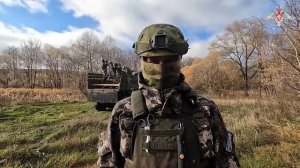 Боевая работа расчета 120-мм миномета ЗВО при выполнении огневых задач в зоне СВО
