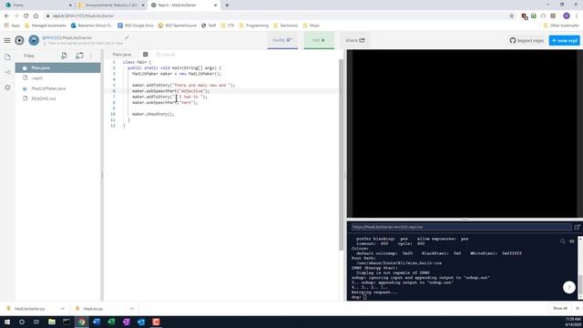 Game Design 1 - MadLibs using Repl.it смотреть онлайн