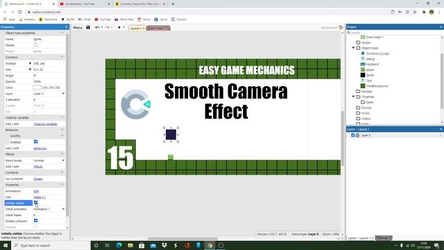 Construct 3 Camera Tutorial - Camera Follow Player смотреть онлайн