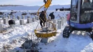 Установка для резки свай квадратного сечения серии ГЗ