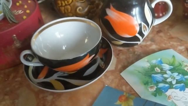 Фарфор СССР - антиквариат или винтаж? Покупки в Москве на блошином рынке.