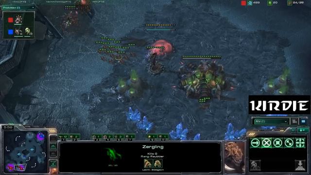 Starcraft 2 Zerg Tutorial: ZvZ Fast Exe 1 смотреть онлайн