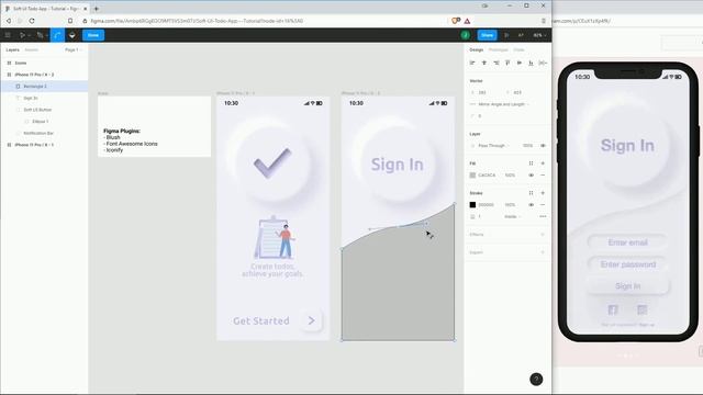 Soft UI Design in Figma (Sign In Screen) - Todo App Series - 02 смотреть онлайн