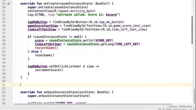 Restoring State - Beginning Android Development - Your First Kotlin Android App смотреть онлайн
