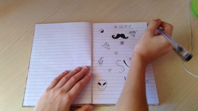 Рисуем просто Черной гелевой ручкой. смотреть онлайн