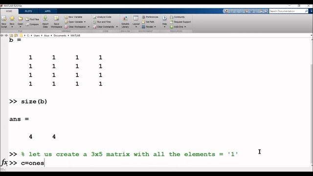 MATLAB Tutorial#7 How to create matrices[MATLAB] using zeros() ones() rand() randn() смотреть онлайн