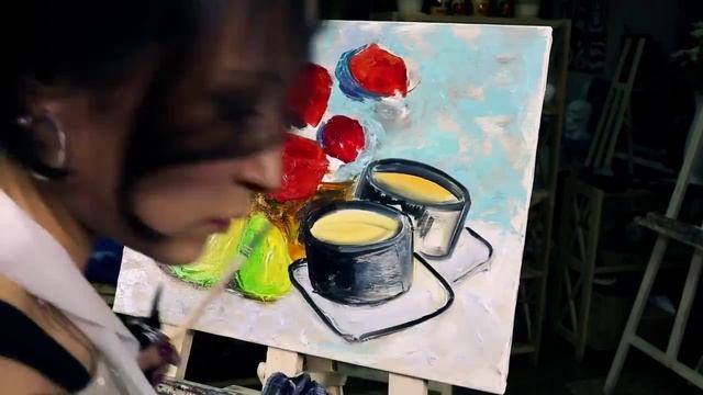 Абстрактный натюрморт как акцент в интерьере смотреть онлайн