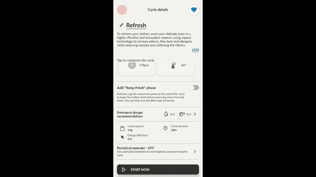 All washing programs I-Pro Series 5 from hOn app смотреть онлайн