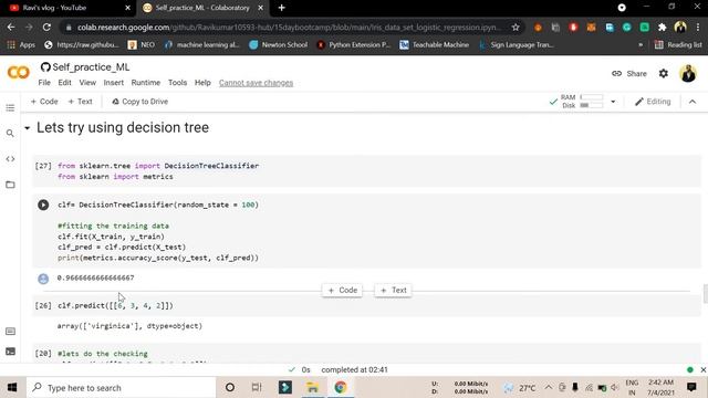 How to apply Decision Tree using sklearn (Iris dataset) || Part-7 || Machine learning смотреть онлайн