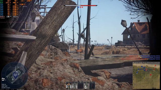 Test game War Thunder. GTX 1660 SUPER and Ryzen 5 3500x. Сustomization "cinema" смотреть онлайн