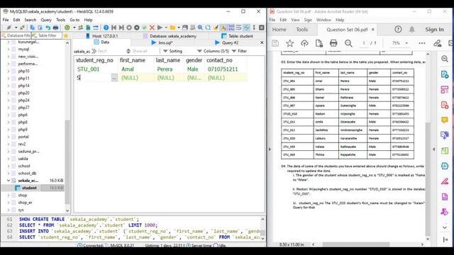 Question Set 06 | Database Management System | Java Institute смотреть онлайн