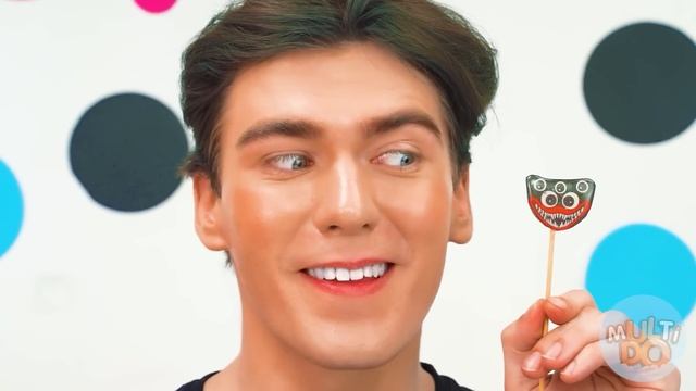 Розовая VS Черная VS Синяя Еда Челлендж | Еда Одного Цвета с Multi DO Challenge смотреть онлайн