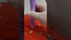 Тестирую паяльник для страз горячей фиксации.
