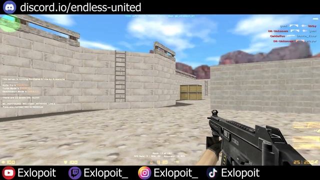CS 1.6 GunGame Mode: Intense Non-Commentary Gameplay Action | Exlopoit смотреть онлайн
