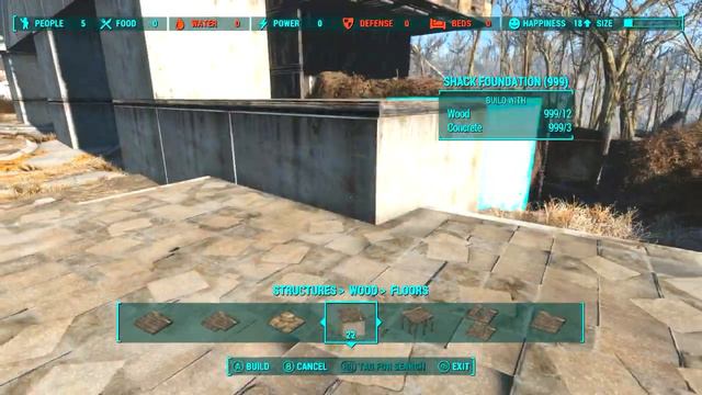 Fallout 4 Sanctuary Settlement #2 - Base Building Timelapse - Fallout 4 Settlement Building [PC] смотреть онлайн