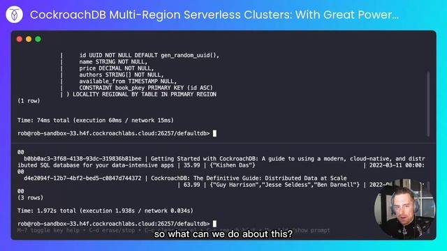 Low latency with server and data location in multi-region serverless DB смотреть онлайн