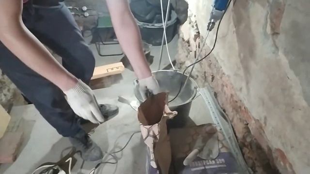 как замесить цементно-песчаную смесь