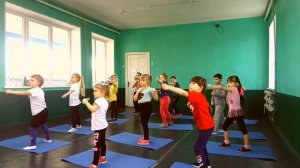 Детский фитнес - разминка