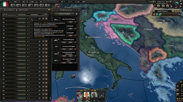 НЕОЖИДАННОСТЬ! Hearts of Iron IV: Millennium Dawn Италия! №5 смотреть онлайн