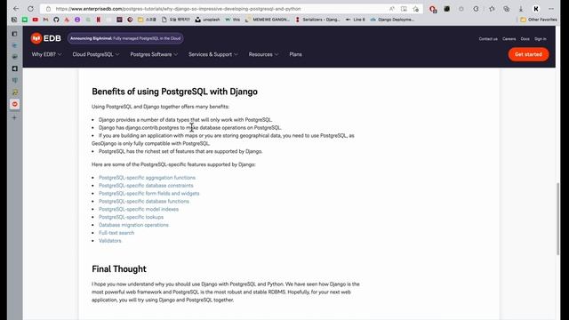 Django Postgres Docker 01 postgres 소개 смотреть онлайн
