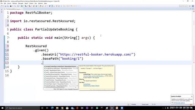 13. PATCH request in Rest Assured смотреть онлайн