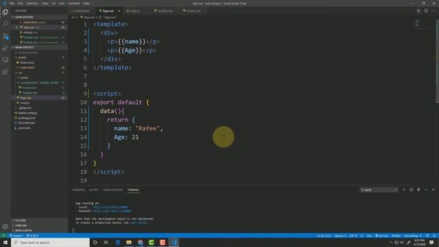 বাংলায় Vue js শিখুন | Create a Component & Locally Import (Part: 22) смотреть онлайн