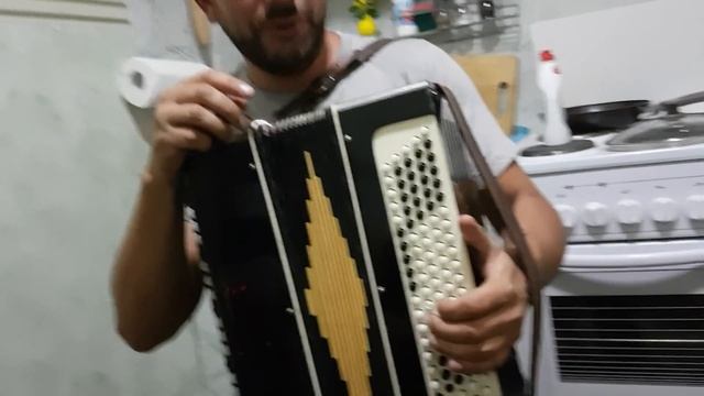 Первый урок для желающих научиться играть на баяне #ДомаВместе смотреть онлайн