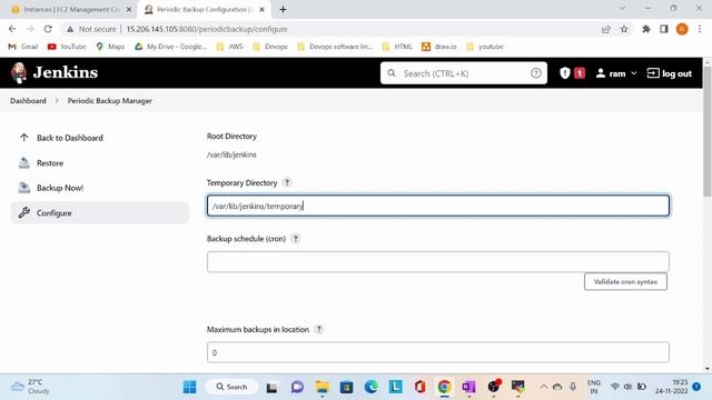 Jenkins Periodic Backup | Full Backup or Config backup | Backup in S3 bucket | mymt15 смотреть онлайн