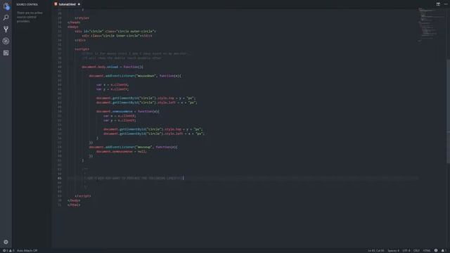 Javascript Draggable Circle - Speed Coding Tutorial смотреть онлайн