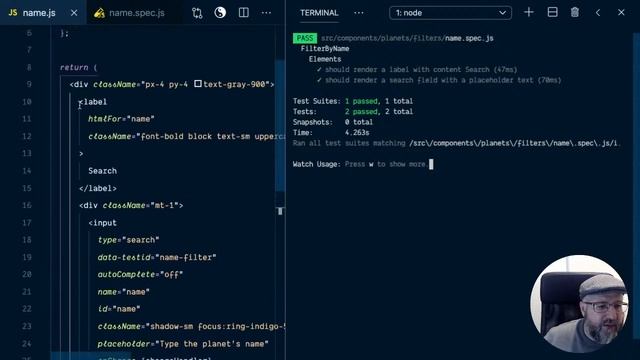 Testar ao vivo: React com TestingLibrary! смотреть онлайн