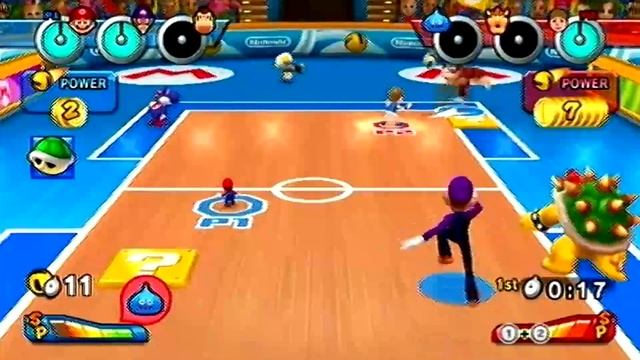 Mario Sports Mix - Wi-Fi Match #1 (Dodgeball) смотреть онлайн