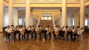 Оркестр классической гитары - Л. Моцарт «Менуэт»