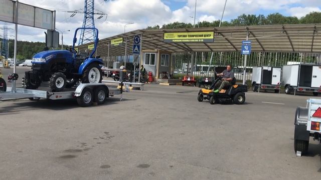 Тест драйв садового трактора CubCadet XZ3 122
