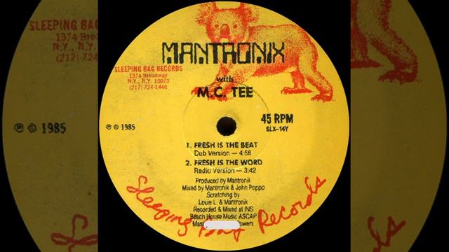 🟢Mantronix With M.C. Tee - Fresh Is The Beat (Dub Version) 98 BPM смотреть онлайн