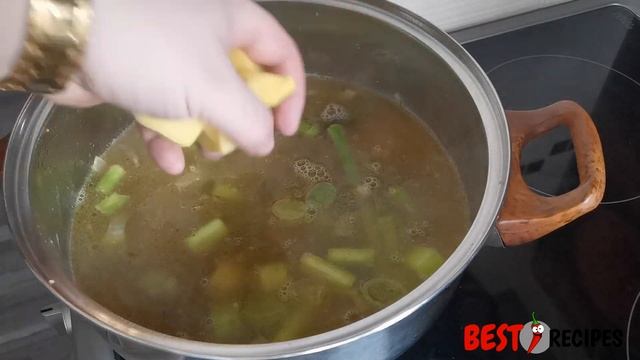 Creamy Asparagus Soup│Easy Recipe For Cream Of Asparagus смотреть онлайн