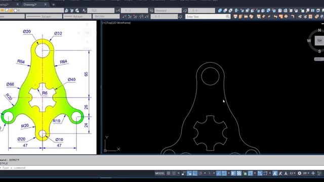 AutoCAD Exercises #10 смотреть онлайн