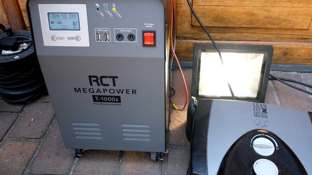 Technical description and test of the RCT MegaPower 1KVA/1000W Inverter Trolley смотреть онлайн